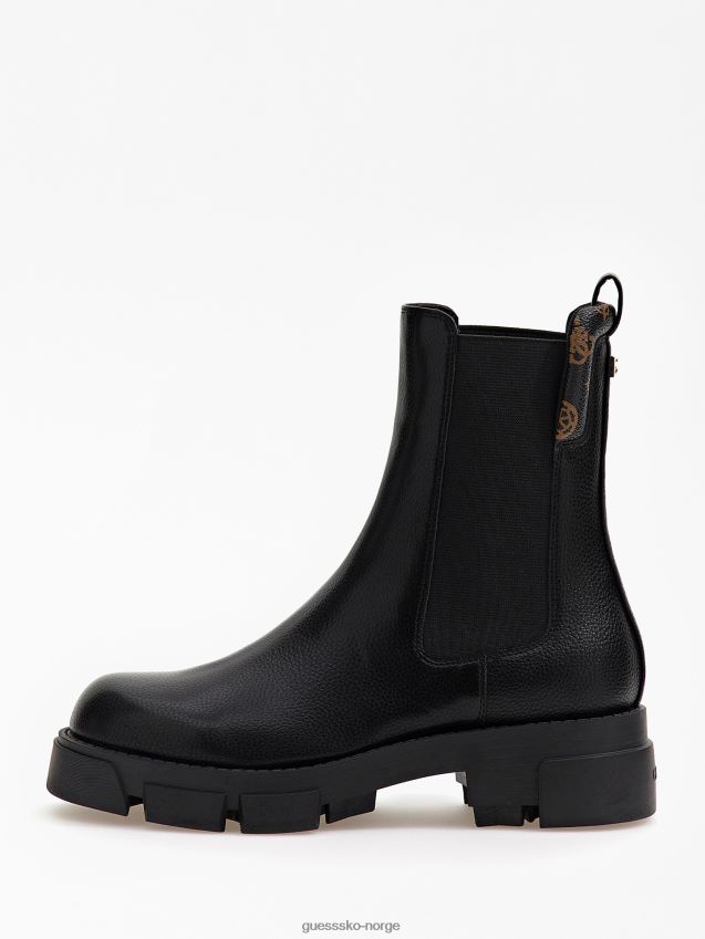 Guess Madla lave støvletter i imitert skinn svart svart kvinner F0LJ805487