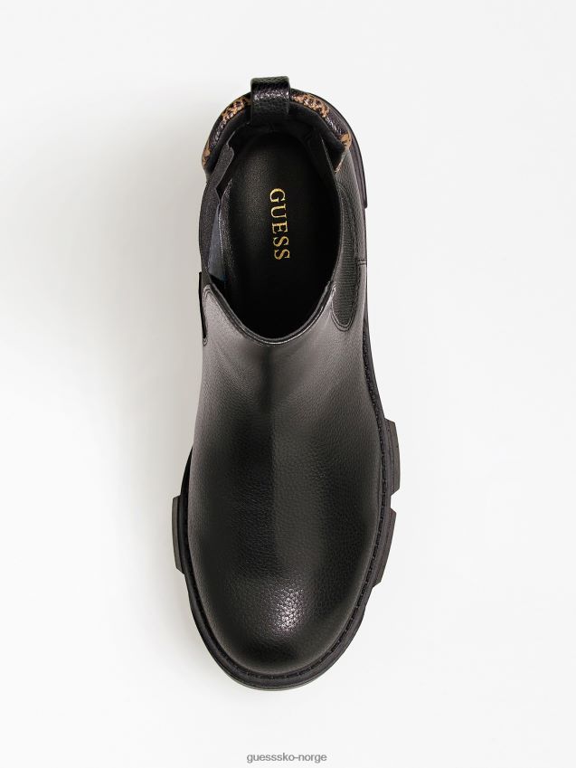 Guess Madla lave støvletter i imitert skinn svart svart kvinner F0LJ805487