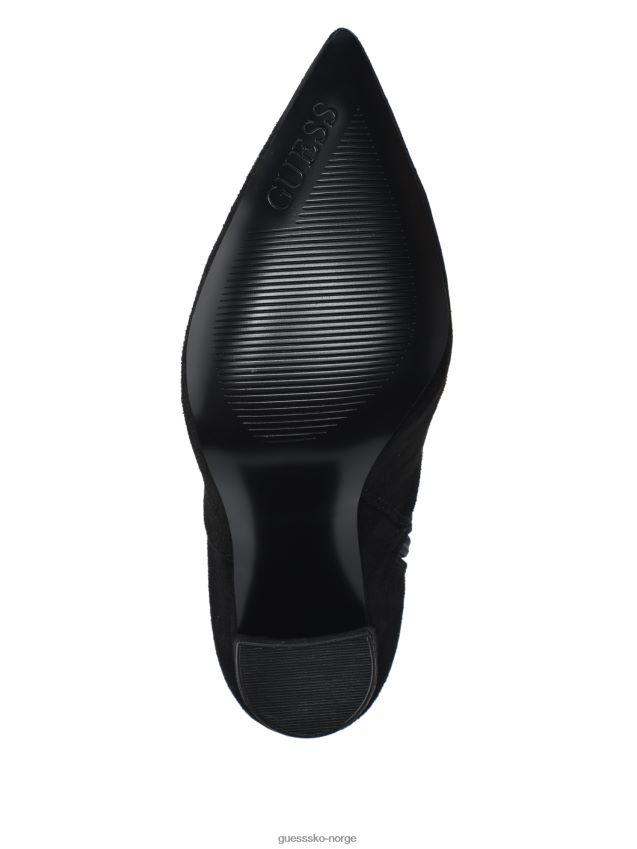 Guess abetter imitert semsket over-kne-støvler svart 002 svart 002 kvinner F0LJ809930