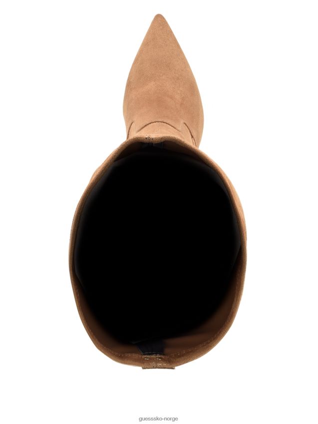 Guess abetter imitert semsket over-the-knee boots, medium brun middels brun kvinner F0LJ809942