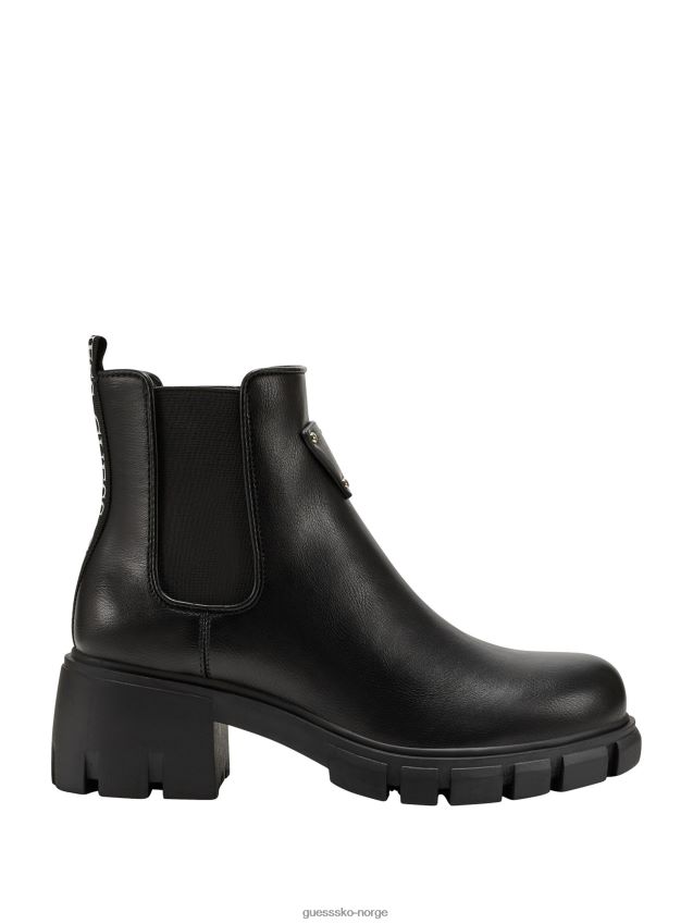 Guess ankommer logo lug chelsea boots black1 svart 1 kvinner F0LJ807526