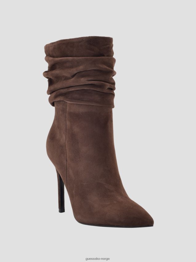 Guess backy semsket slouch bootie mellom brun middels brun kvinner F0LJ809897