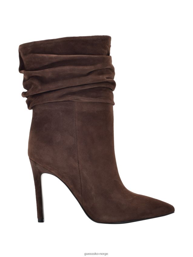 Guess backy semsket slouch bootie mellom brun middels brun kvinner F0LJ809897