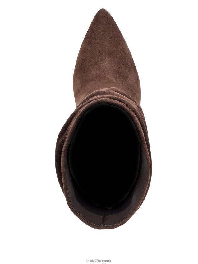 Guess backy semsket slouch bootie mellom brun middels brun kvinner F0LJ809897