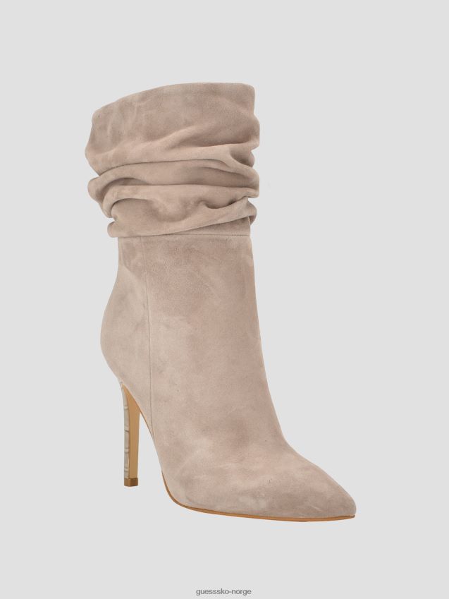 Guess backy semsket slouch bootie taupe taupe kvinner F0LJ809900