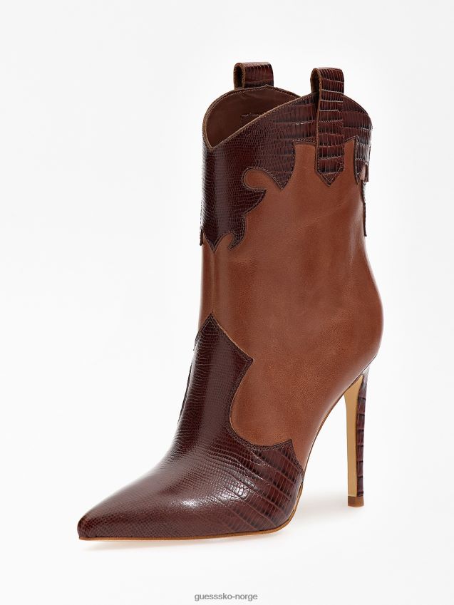 Guess beige breann ankelstøvletter i ekte skinn beige kvinner F0LJ802991