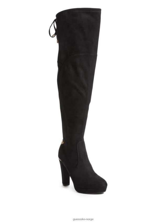 Guess black1 ladawn over-the-knee støvler svart 1 kvinner F0LJ807477