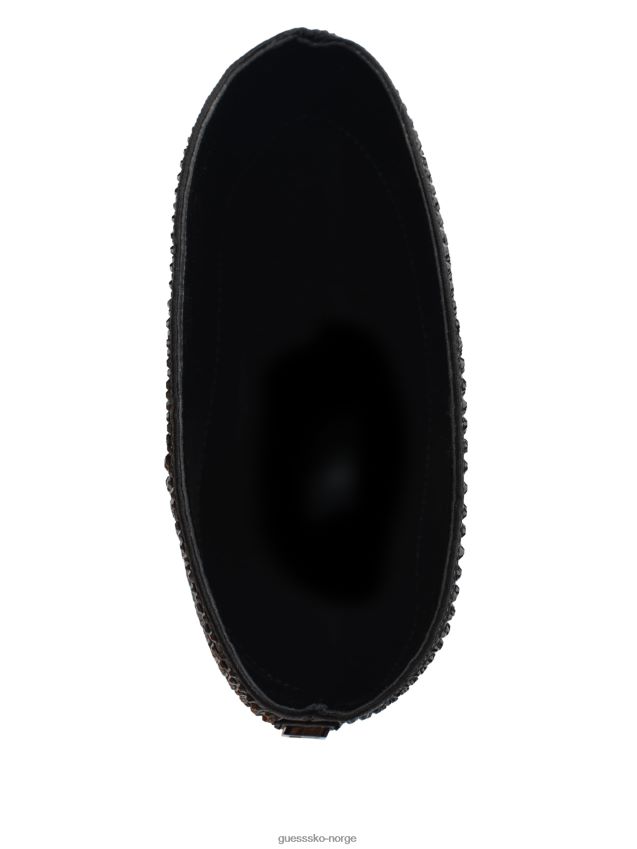 Guess bralyn allover rhinestone støvler svart 001 svart 001 kvinner F0LJ809912