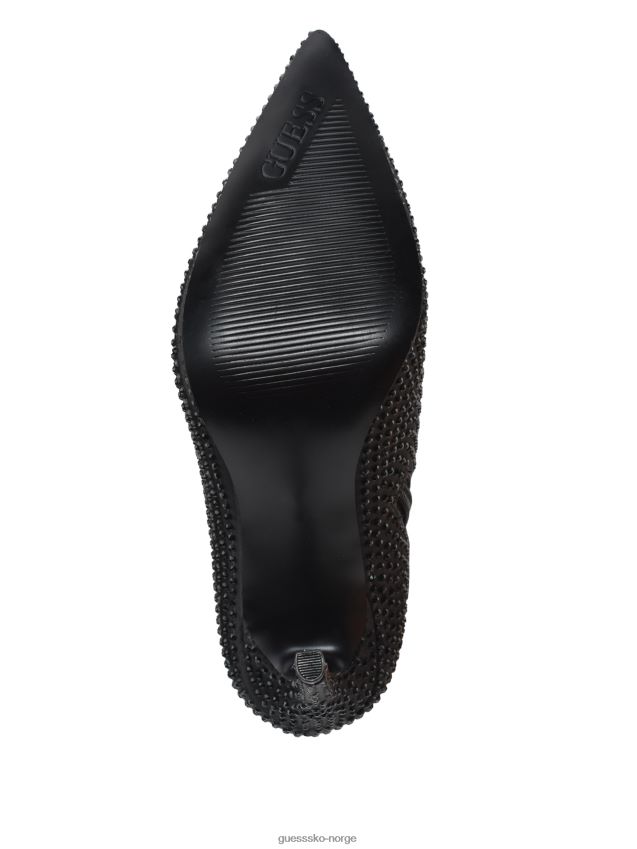 Guess bralyn allover rhinestone støvler svart 001 svart 001 kvinner F0LJ809912