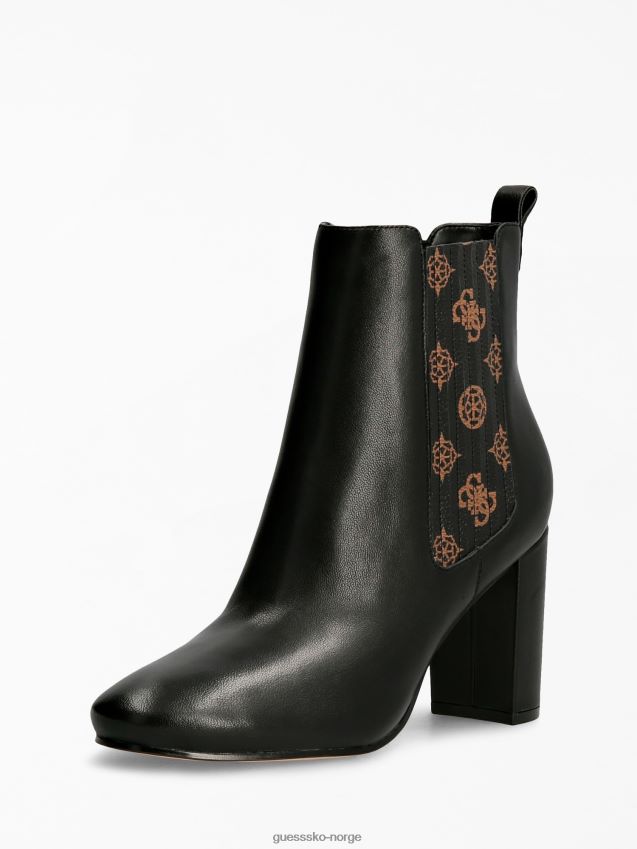 Guess brun kaelyn bootie i ekte skinn brun kvinner F0LJ805600