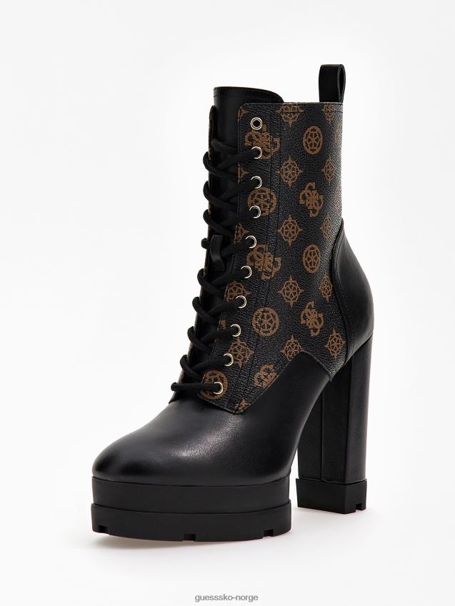 Guess brune regninger 4g peon logo lave støvler brun kvinner F0LJ803642