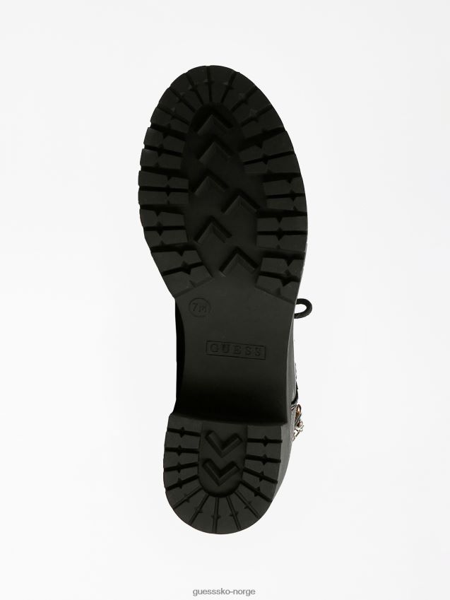 Guess cabra 4g logo kampstøvel brun brun kvinner F0LJ805502