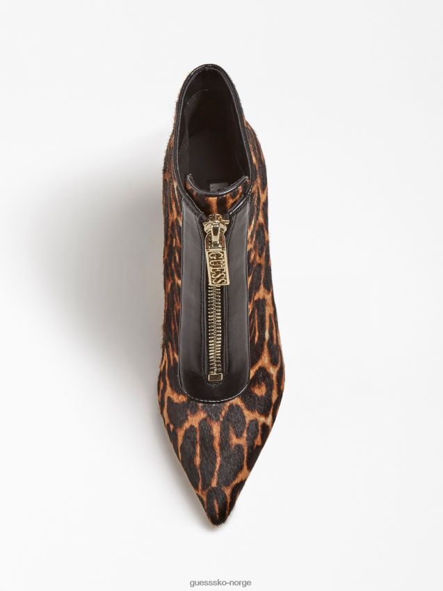 Guess darbi ankelstøvlett i ekte skinn animalier dyrere kvinner F0LJ806769