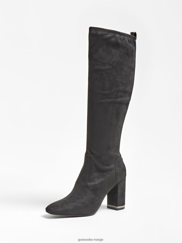 Guess darlene støvel svart i semsket utseende svart kvinner F0LJ805885