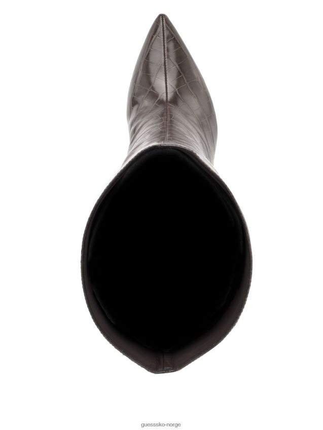 Guess dayton knehøye støvletter i kunstskinn mørkebrune mørkebrun kvinner F0LJ809923