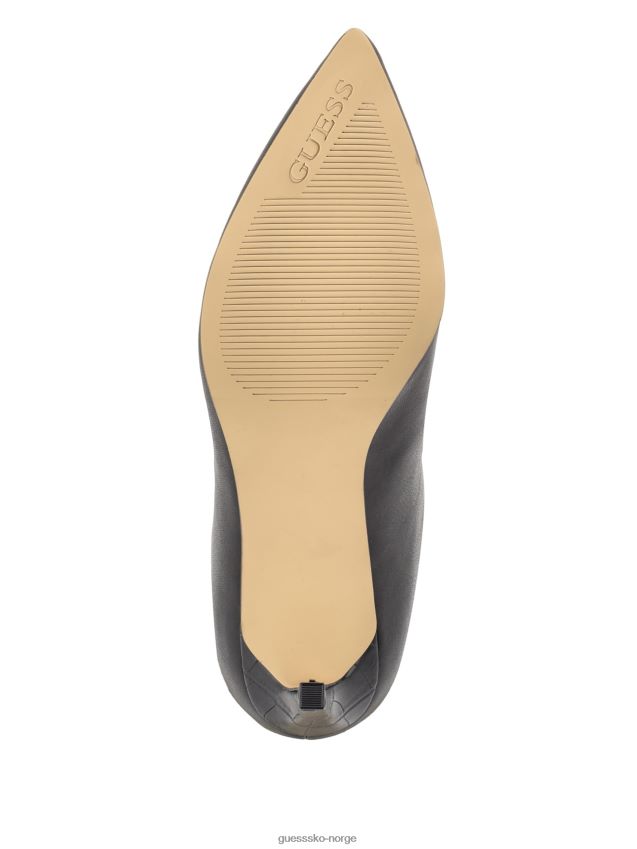 Guess dayton knehøye støvletter i kunstskinn svarte 002 svart 002 kvinner F0LJ809913