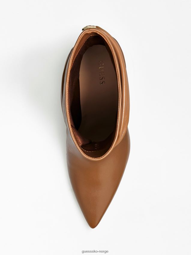 Guess ekte skinn dabbi ankelstøvletter brune brun kvinner F0LJ805514