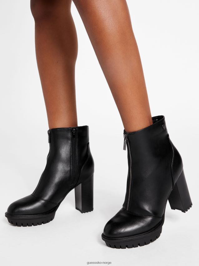 Guess emberly glidelås støvletter svart1 svart 1 kvinner F0LJ807544