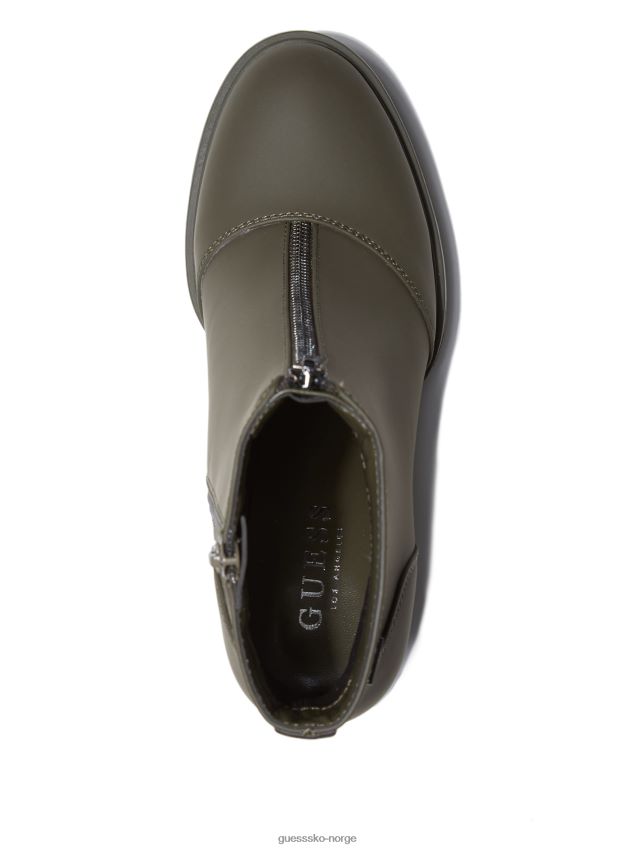 Guess emberly zip-up støvletter støvete grønne støvete grønn kvinner F0LJ807448