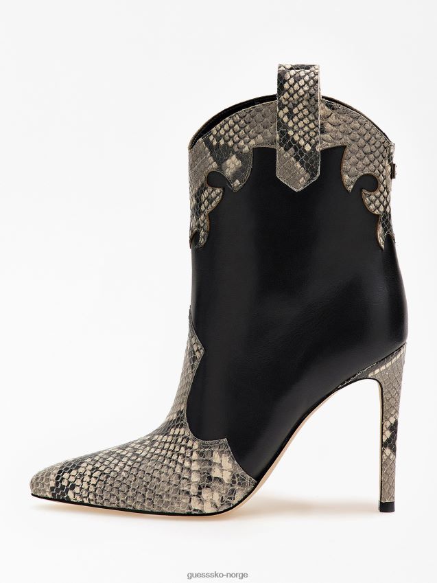 Guess flerfarget mønster breann ankelstøvletter i ekte skinn flerfarget mønster kvinner F0LJ803307