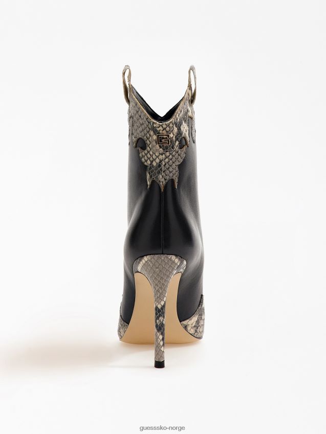 Guess flerfarget mønster breann ankelstøvletter i ekte skinn flerfarget mønster kvinner F0LJ803307