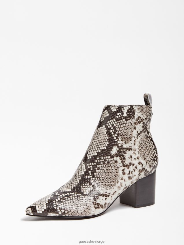 Guess grå ankelstøvlett med gele python-trykk grå kvinner F0LJ806753