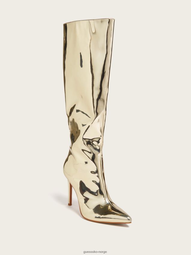 Guess gull-2 brandy knehøy støvel gull-2 kvinner F0LJ809960