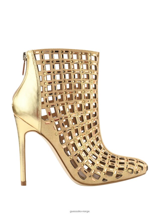 Guess gull randir rhinestone metallic støvletter i bur gull kvinner F0LJ809902