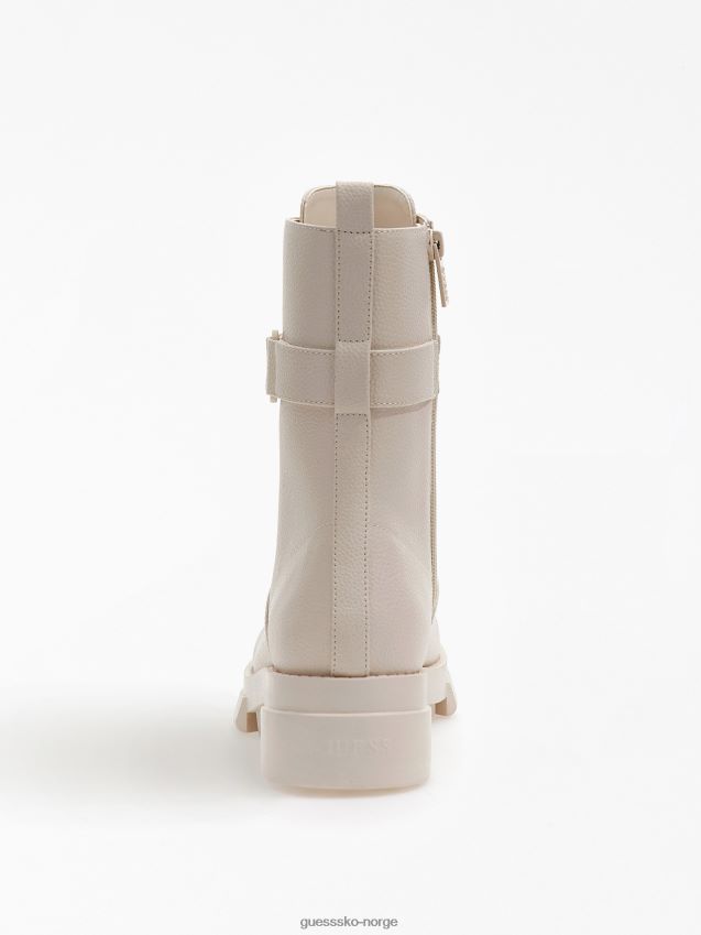 Guess hvite kampstøvler med multi madox-bokstaver hvit multi kvinner F0LJ805525
