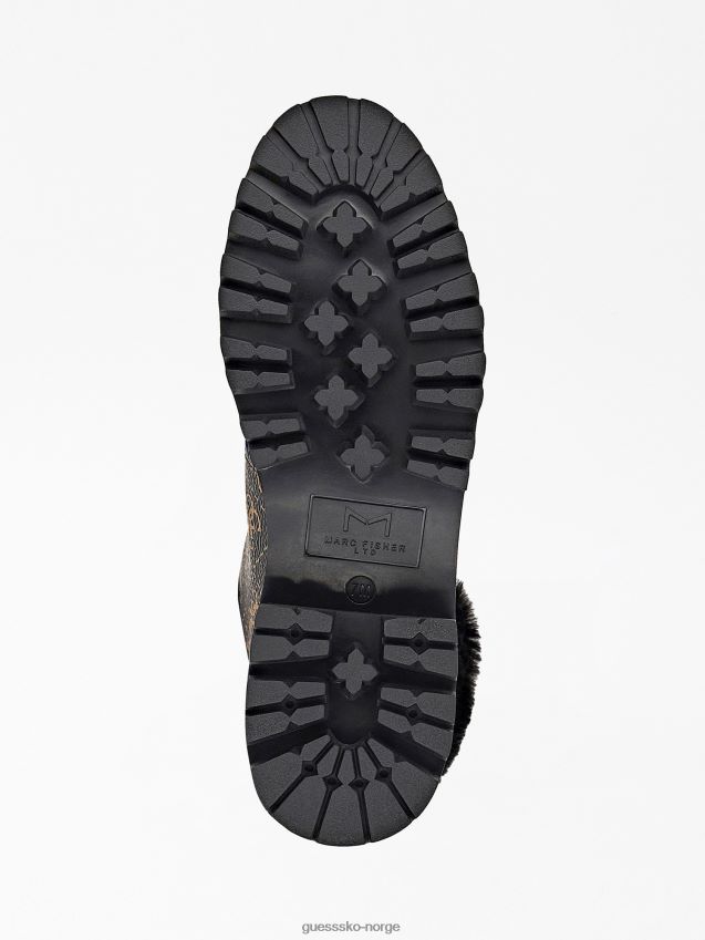 Guess issa 4g logo lave støvler brun brun kvinner F0LJ803770