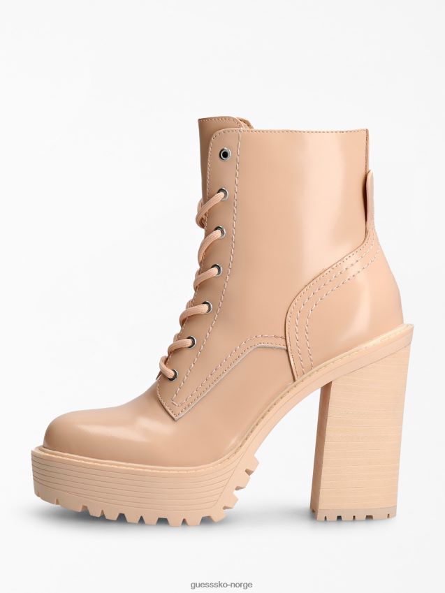 Guess kalissa kampstøvel med hæl hvit hvit kvinner F0LJ803724