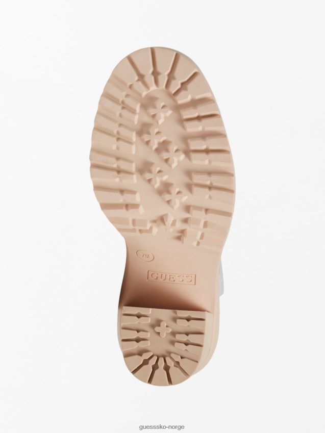 Guess kalissa kampstøvel med hæl hvit hvit kvinner F0LJ803724