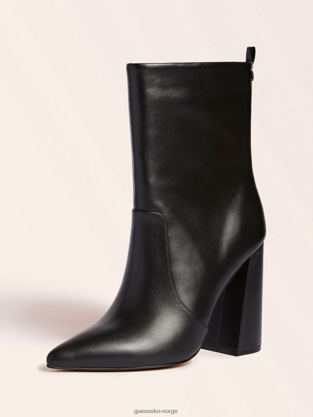 Guess marciano ankelstøvlett i ekte skinn svart svart kvinner F0LJ806699