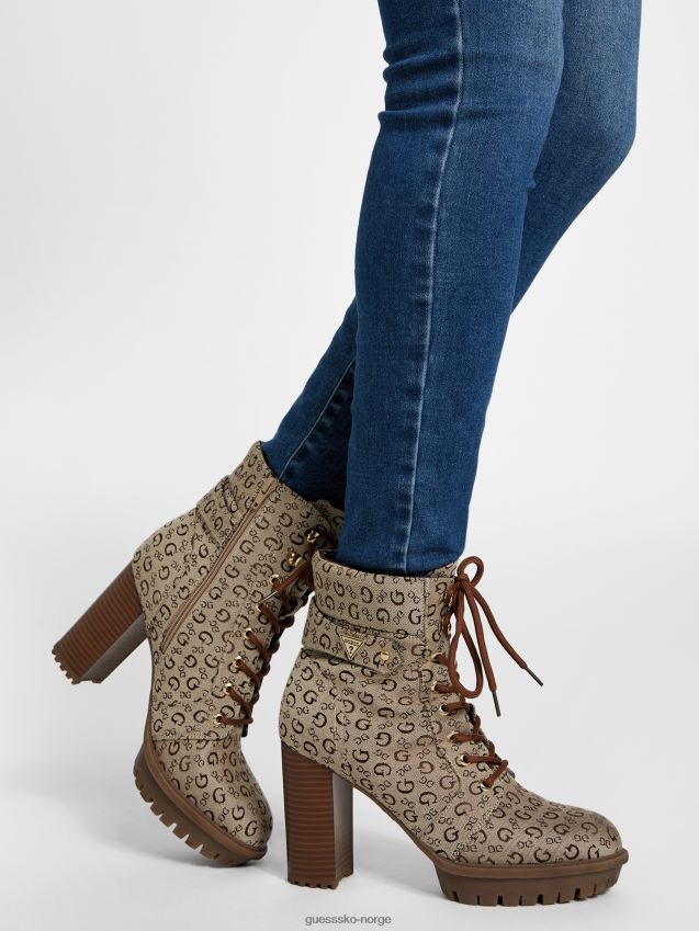 Guess md brn bak emmalee logo kampsko md brn bak kvinner F0LJ807480