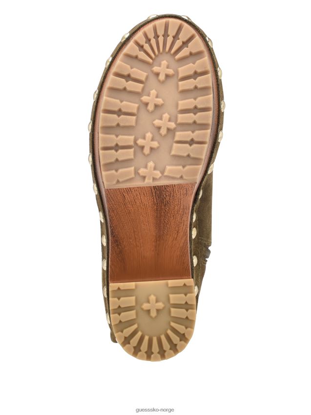 Guess mellomgrønne 310 damina støvletter fôret med fuskepels mellomgrønn 310 kvinner F0LJ809944