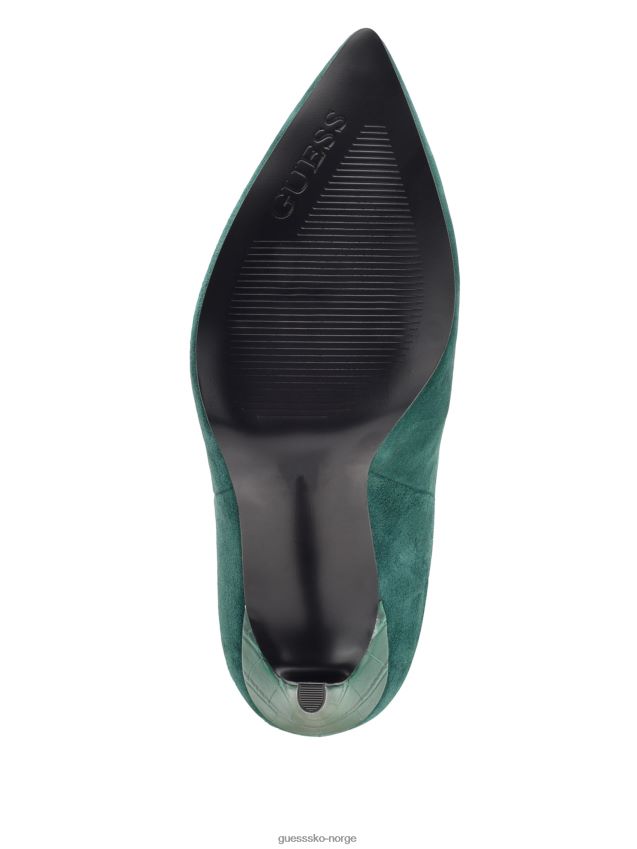Guess middels grønn 310 backy semsket slouch bootie mellomgrønn 310 kvinner F0LJ809940