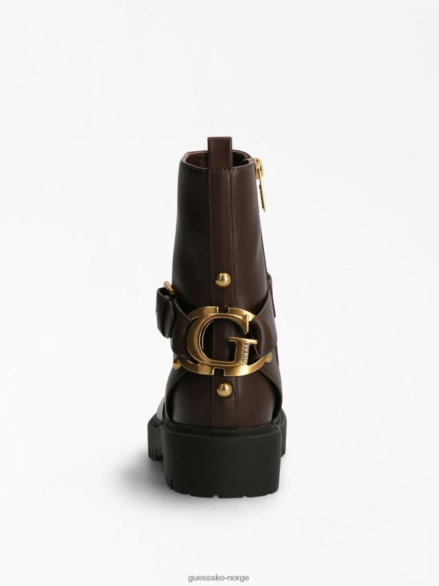 Guess oracia ankelstøvel med spenne brun brun kvinner F0LJ805735