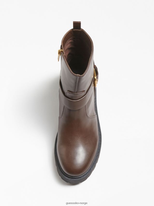 Guess oracia ankelstøvel med spenne brun brun kvinner F0LJ805735