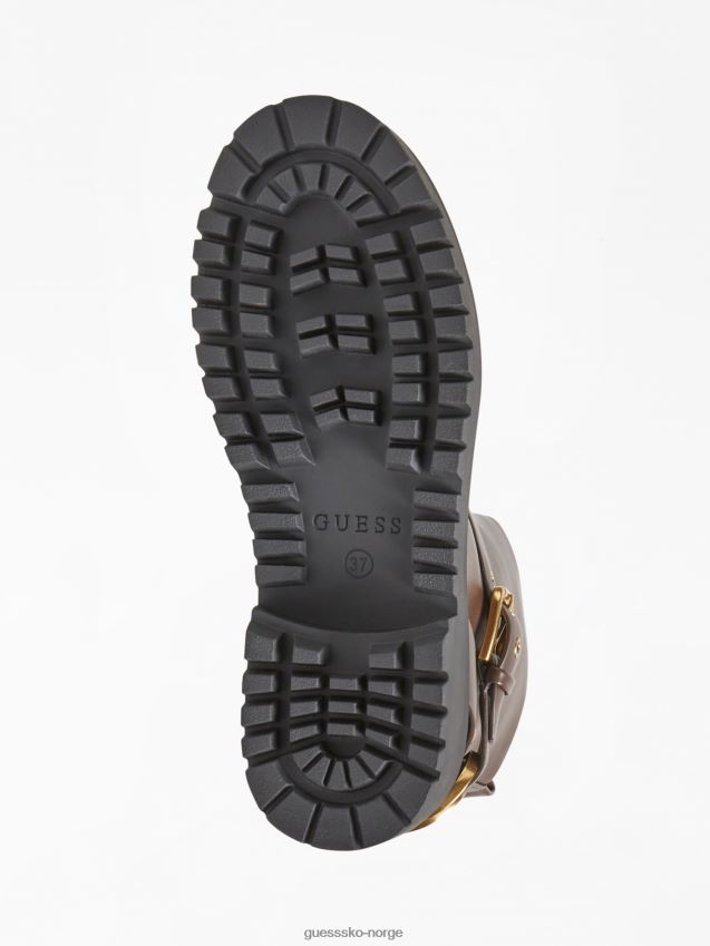 Guess oracia ankelstøvel med spenne brun brun kvinner F0LJ805735