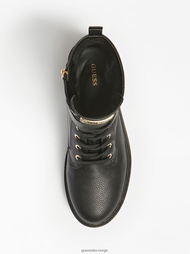 Guess orana sidelogo kampstøvel svart svart kvinner F0LJ805524