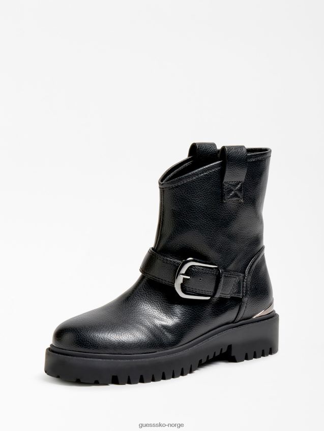 Guess orican ankelstøvlett med spenne svart svart kvinner F0LJ806100