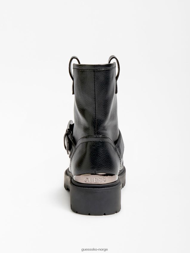 Guess orican ankelstøvlett med spenne svart svart kvinner F0LJ806100