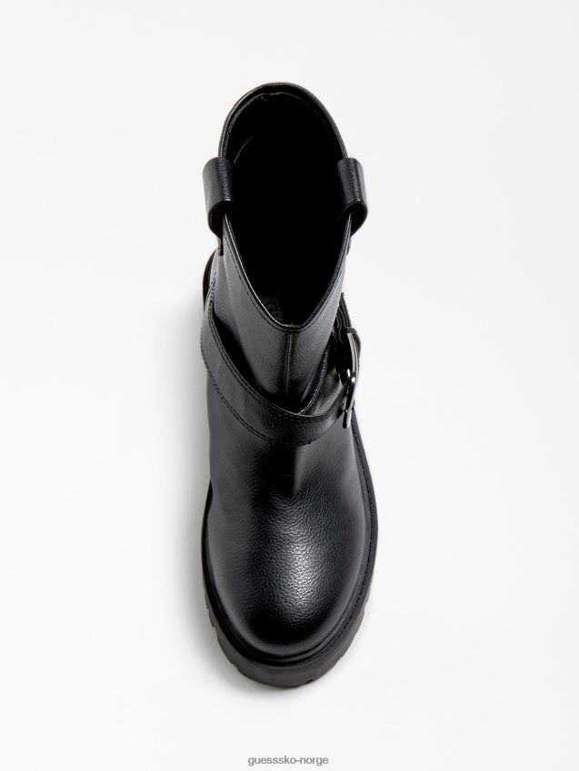 Guess orican ankelstøvlett med spenne svart svart kvinner F0LJ806100