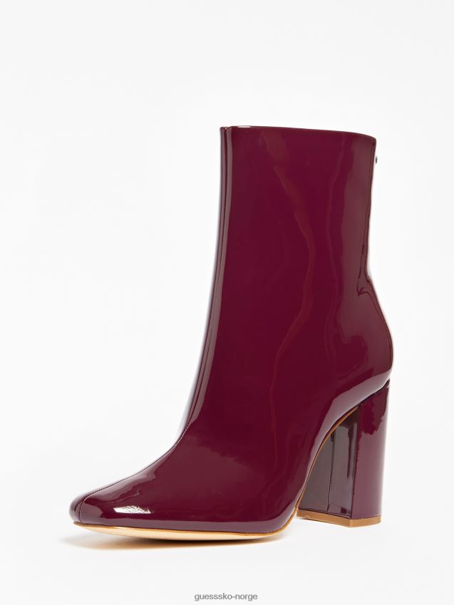 Guess røde lakkerbeger lave støvler rød kvinner F0LJ803934