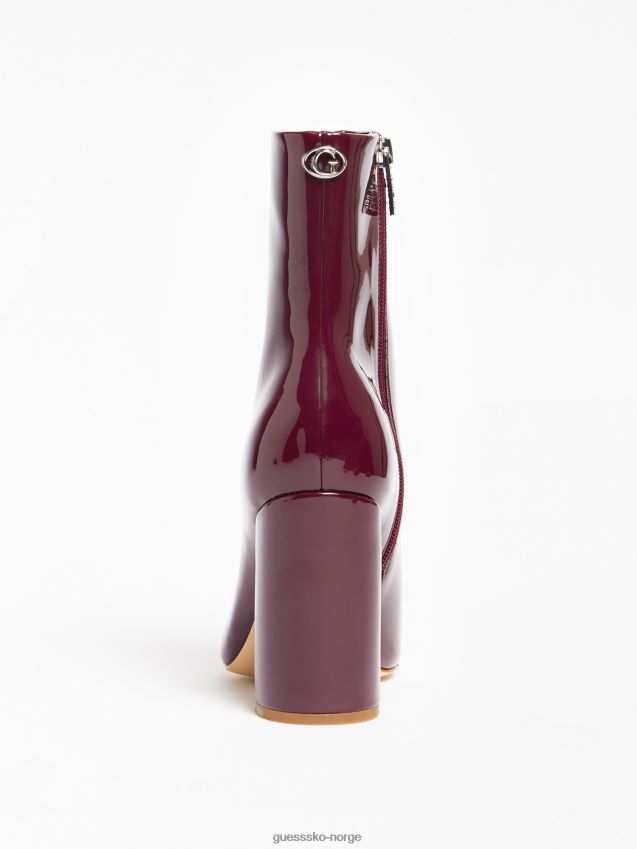 Guess røde lakkerbeger lave støvler rød kvinner F0LJ803934