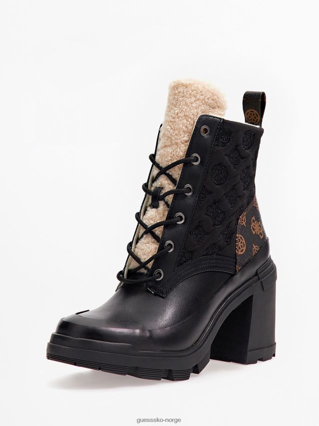 Guess rema 4g peon logo lave støvler brune brun kvinner F0LJ803326