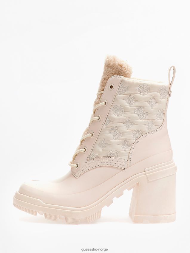 Guess rema 4g peon logo lave støvler hvit multi hvit multi kvinner F0LJ803078