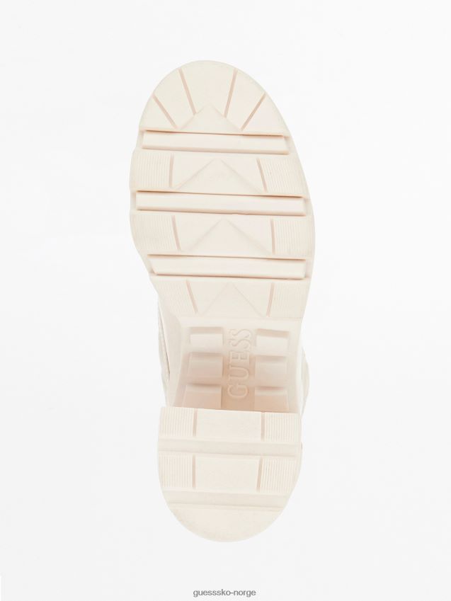 Guess rema 4g peon logo lave støvler hvit multi hvit multi kvinner F0LJ803078