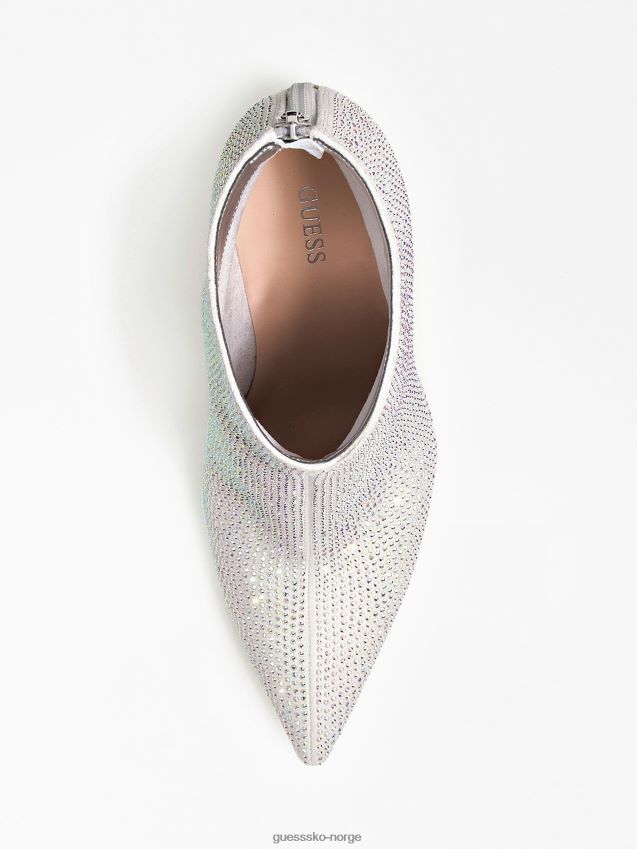 Guess rhinestone selma ankelstøvletter sølv sølv kvinner F0LJ805518