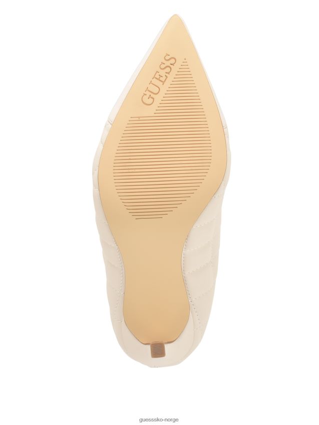 Guess simoney støvletter med glidelås ivory 150 elfenben 150 kvinner F0LJ809906